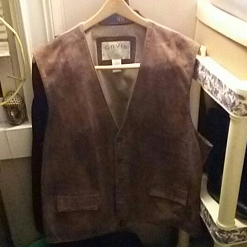 Men's Leather Vest